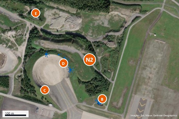 Map excerpt around N2